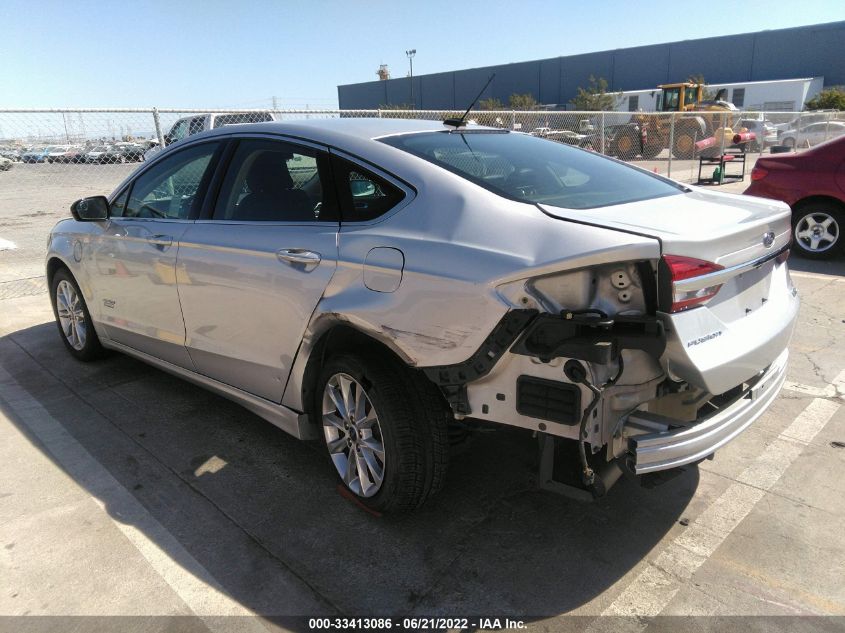 2017 FORD FUSION ENERGI SE 3FA6P0PU5HR264931