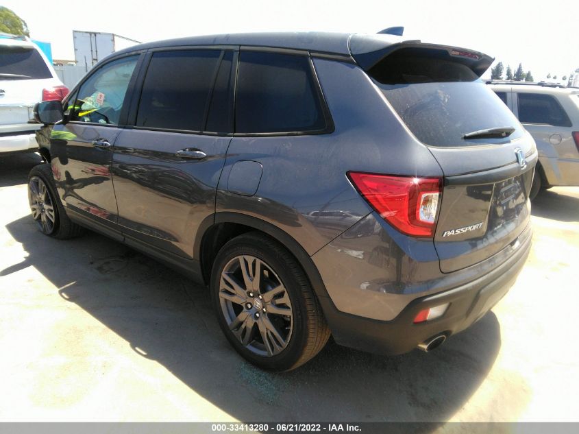 2021 HONDA PASSPORT EX-L 5FNYF7H58MB006033