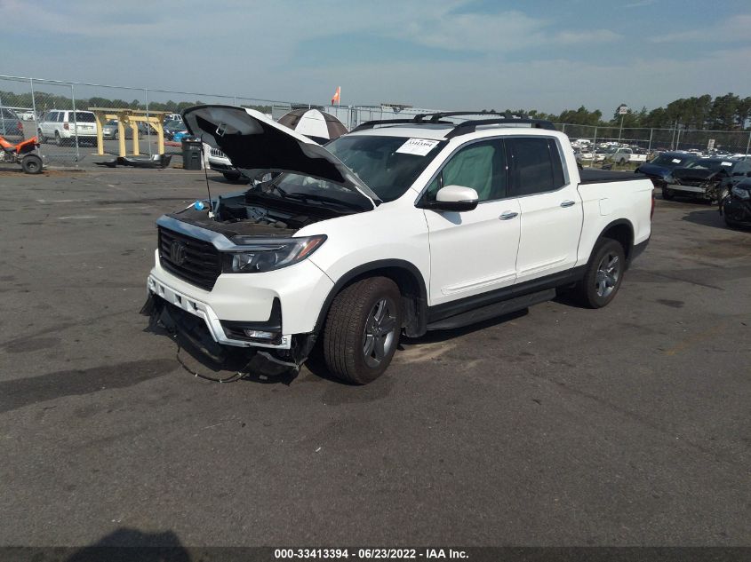 2022 HONDA RIDGELINE RTL-E 5FPYK3F73NB003915