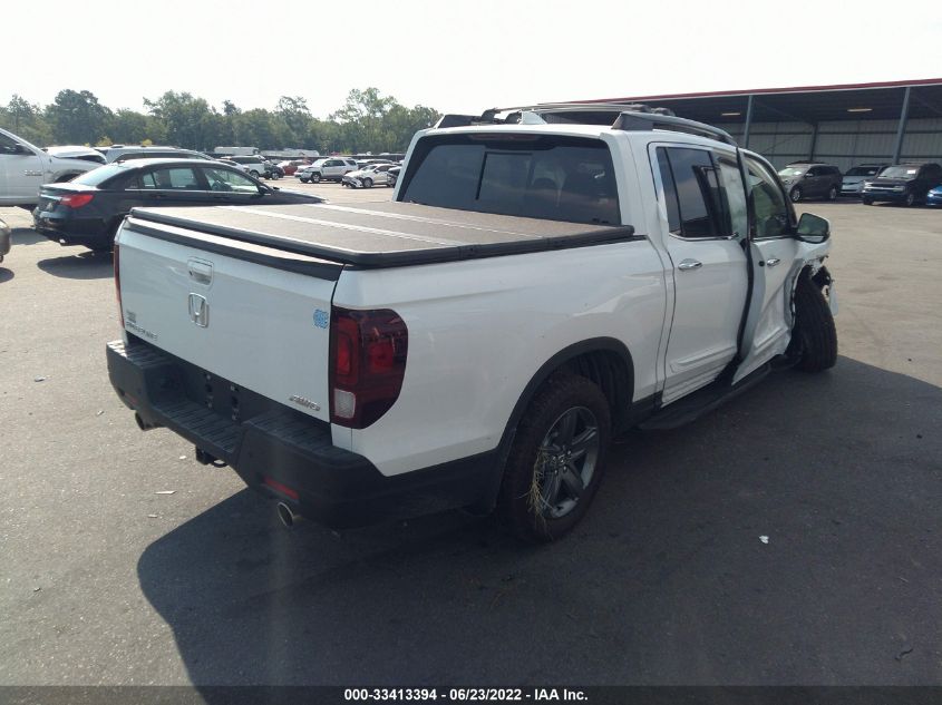 2022 HONDA RIDGELINE RTL-E 5FPYK3F73NB003915