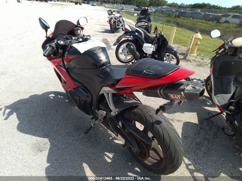 2009 HONDA CBR600 RR JH2PC40029K201436