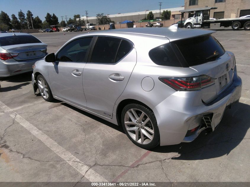 2014 LEXUS CT 200H HYBRID JTHKD5BH0E2175114