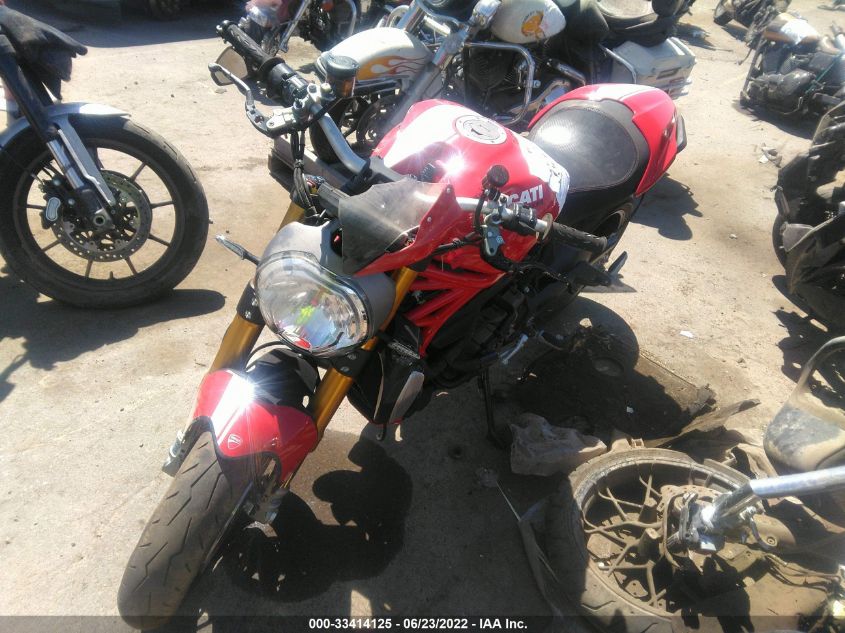 2016 DUCATI MONSTER 1200 S ZDM1RBSW7GB018182