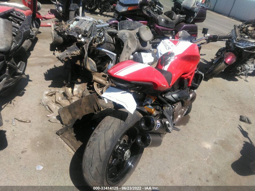 2016 DUCATI MONSTER 1200 S ZDM1RBSW7GB018182