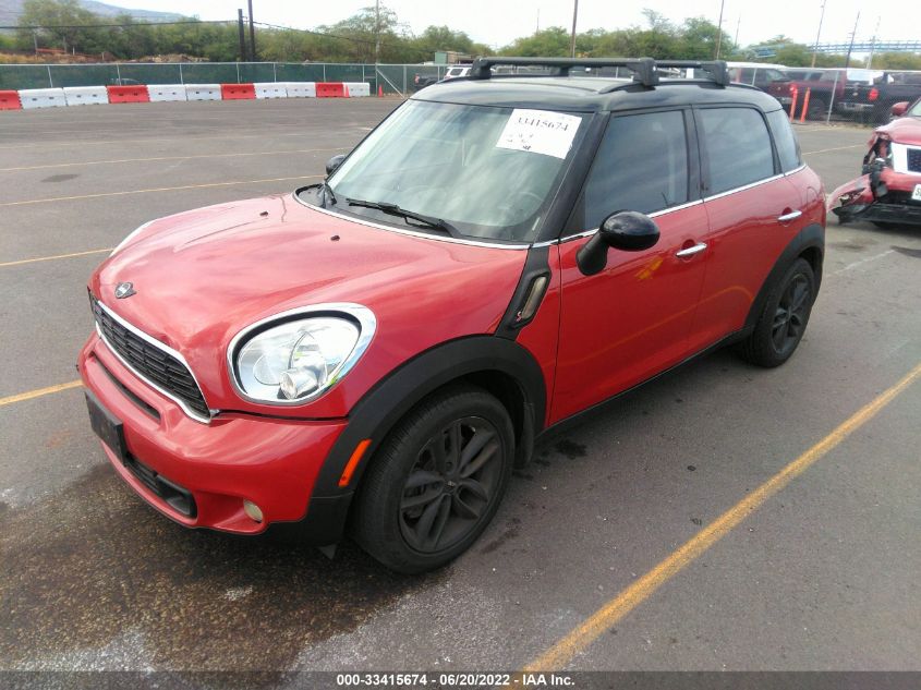 2014 MINI COOPER COUNTRYMAN S WMWZC3C55EWT00934
