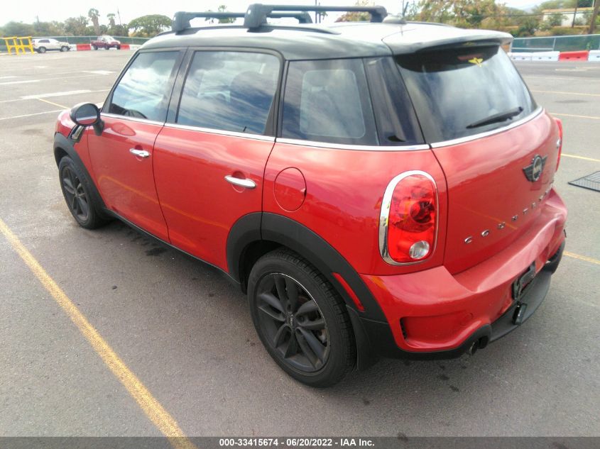 2014 MINI COOPER COUNTRYMAN S WMWZC3C55EWT00934