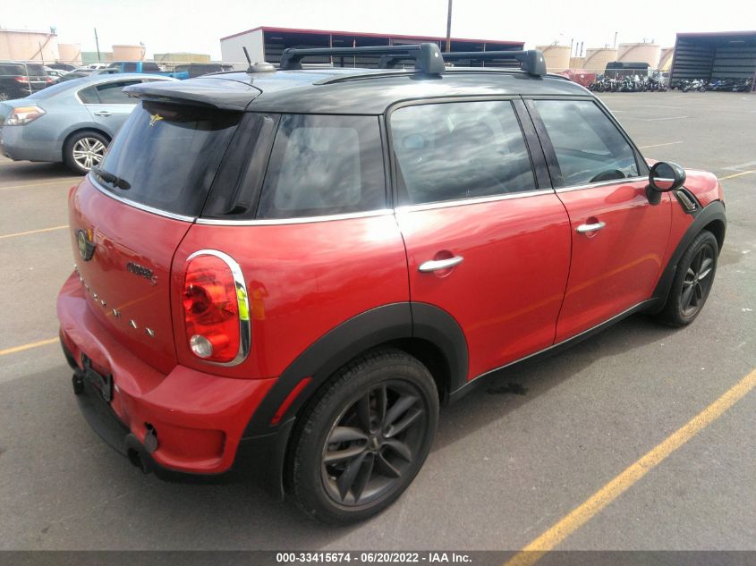 2014 MINI COOPER COUNTRYMAN S WMWZC3C55EWT00934