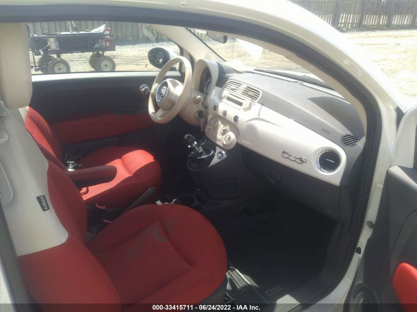 2013 FIAT 500 POP 3C3CFFDR8DT636010