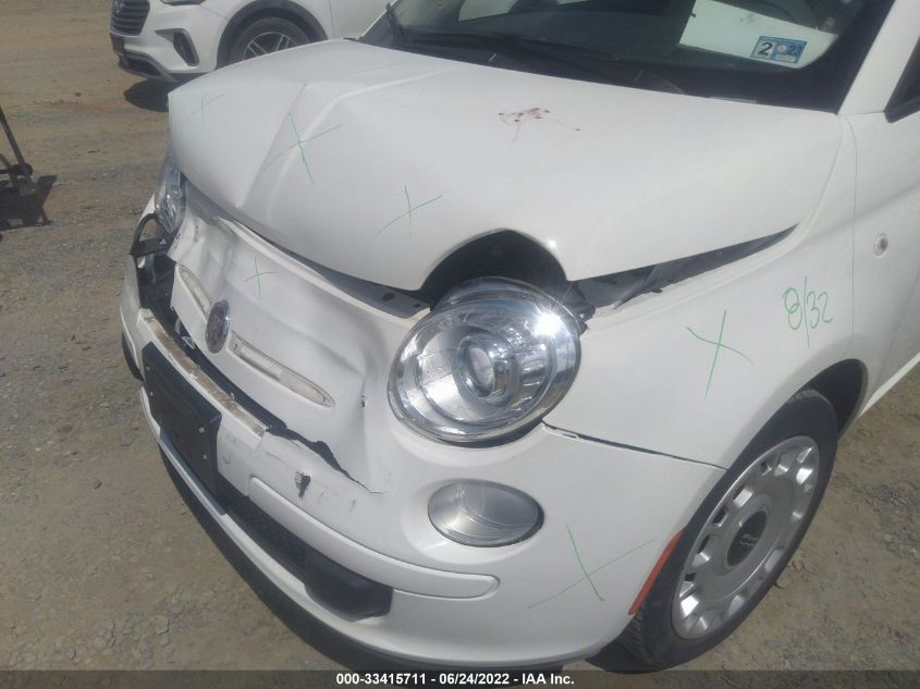 2013 FIAT 500 POP 3C3CFFDR8DT636010