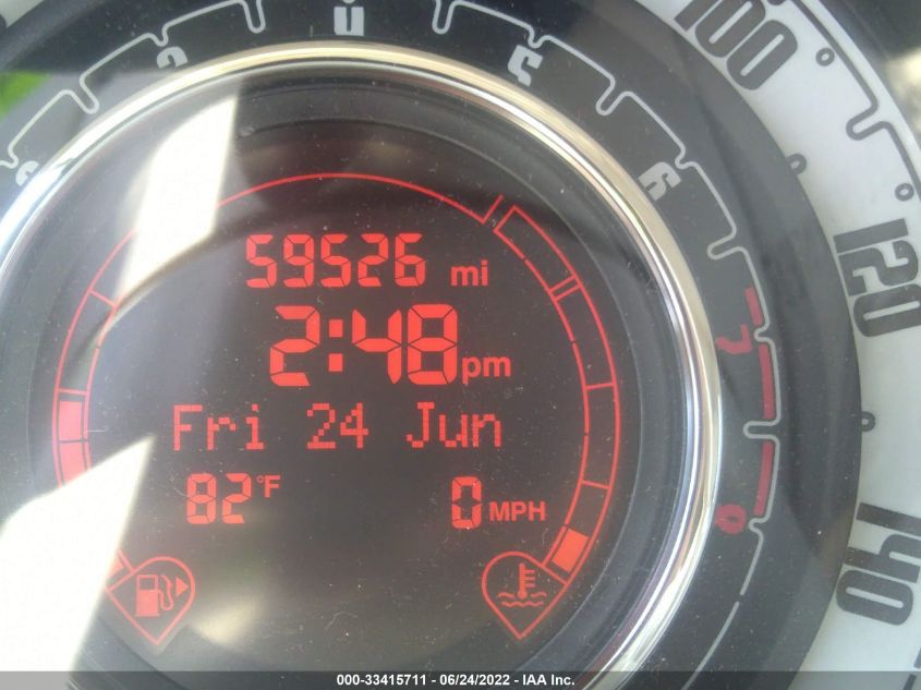 2013 FIAT 500 POP 3C3CFFDR8DT636010