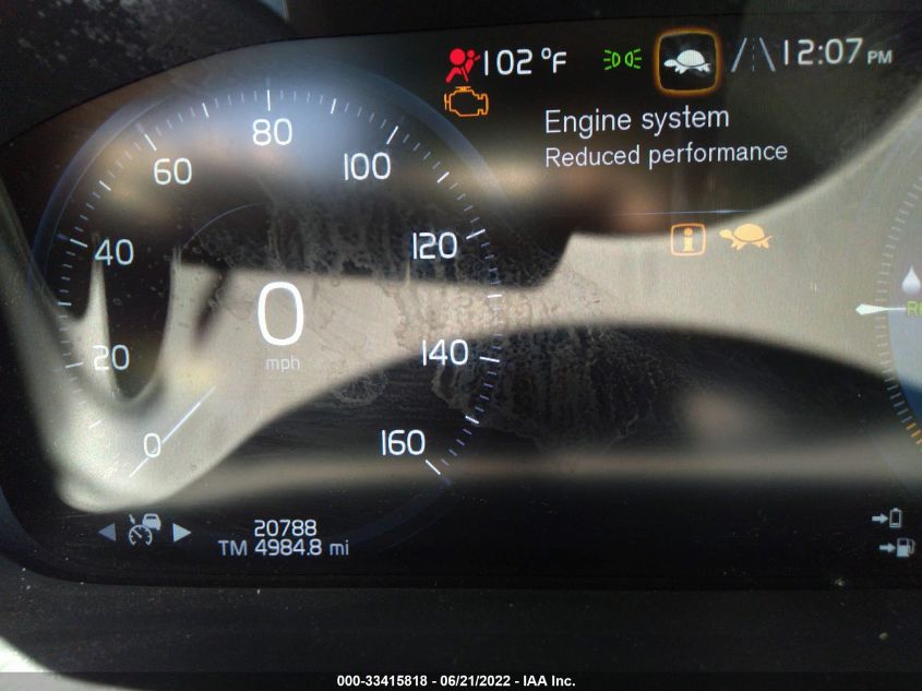 2020 VOLVO XC90 MOMENTUM YV4BR0CK2L1622302
