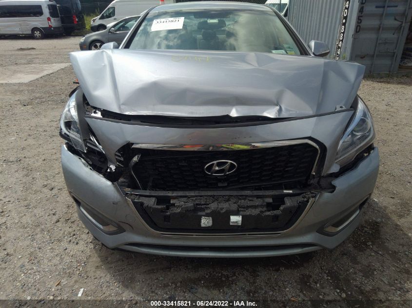 2016 HYUNDAI SONATA HYBRID SE KMHE24L12GA037403