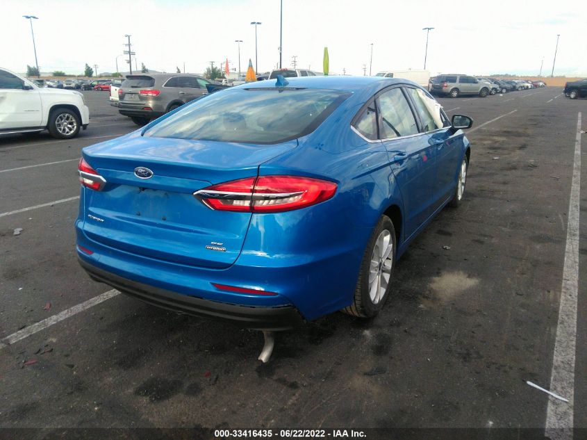 2020 FORD FUSION HYBRID SE 3FA6P0LU8LR218850