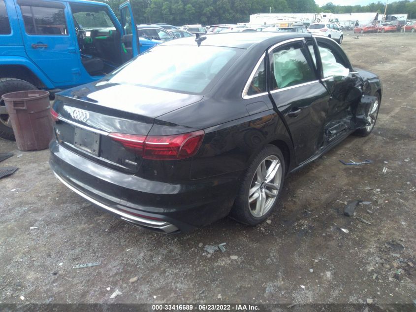 2020 AUDI A4 PREMIUM PLUS WAUENAF46LA055877