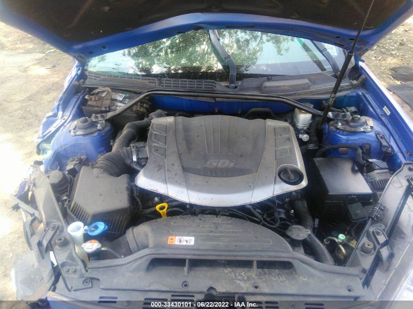 2013 HYUNDAI GENESIS COUPE 3.8 TRACK KMHHU6KJ2DU094411