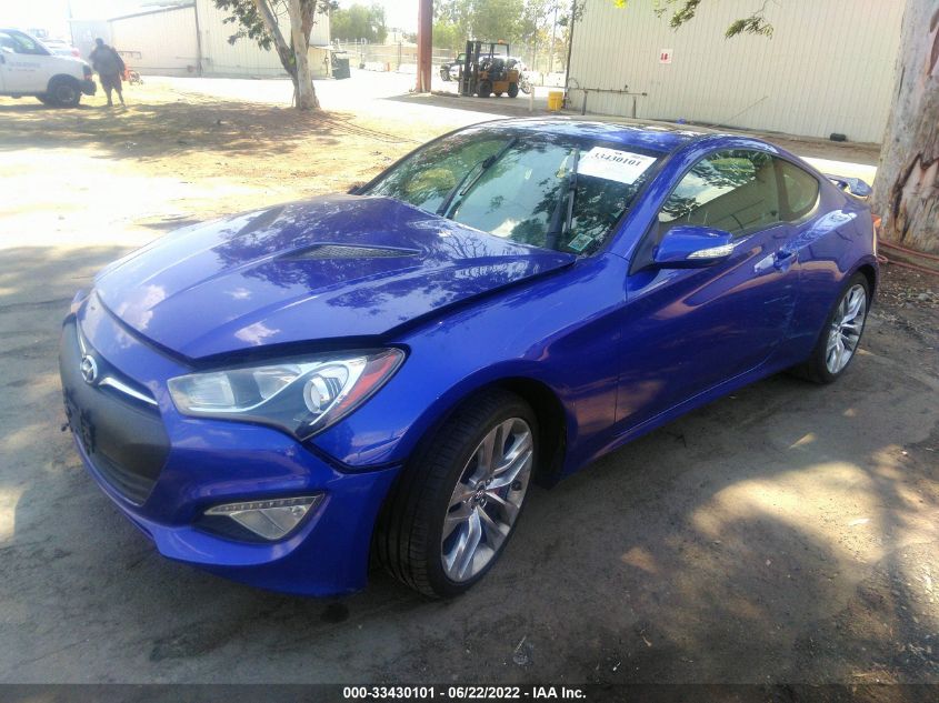 2013 HYUNDAI GENESIS COUPE 3.8 TRACK KMHHU6KJ2DU094411