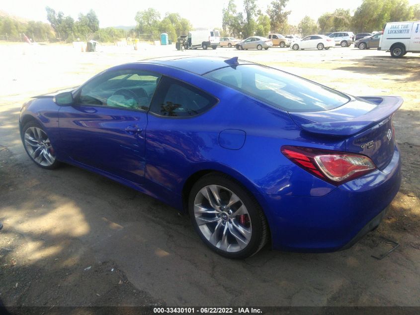 2013 HYUNDAI GENESIS COUPE 3.8 TRACK KMHHU6KJ2DU094411