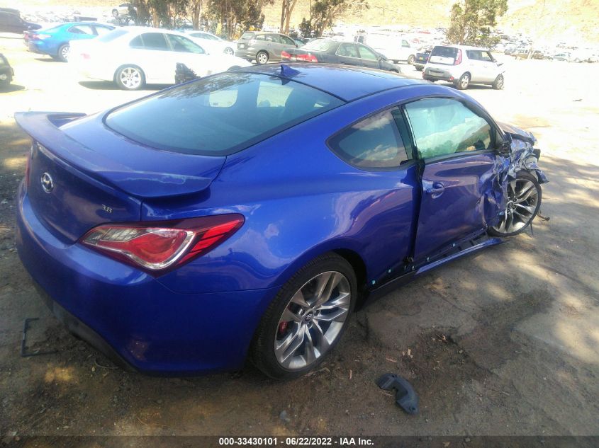 2013 HYUNDAI GENESIS COUPE 3.8 TRACK KMHHU6KJ2DU094411