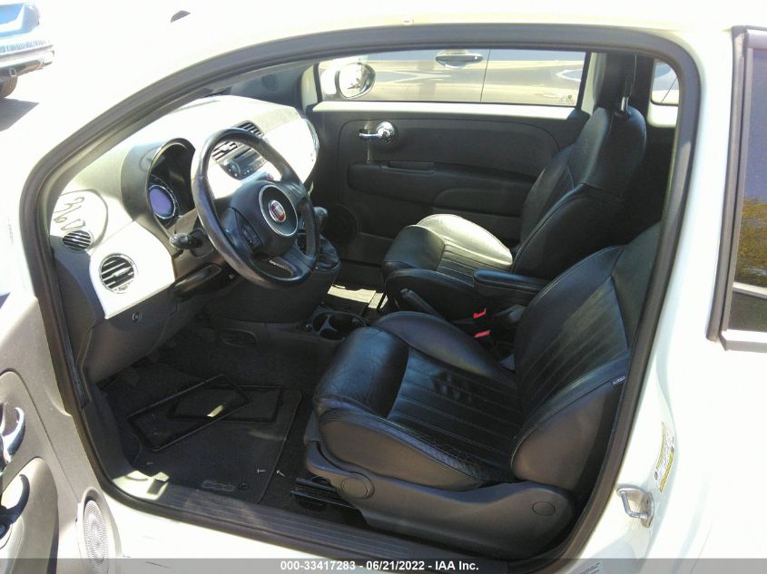 2013 FIAT 500 SPORT 3C3CFFHH0DT598399