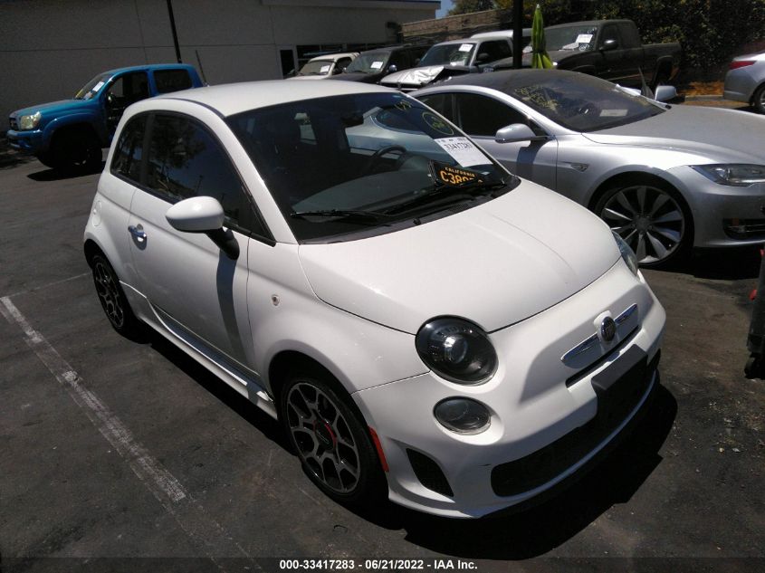2013 FIAT 500 SPORT 3C3CFFHH0DT598399