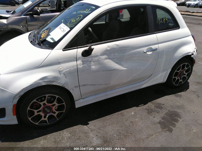 2013 FIAT 500 SPORT 3C3CFFHH0DT598399