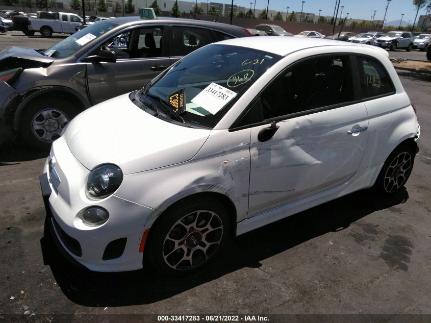 2013 FIAT 500 SPORT 3C3CFFHH0DT598399