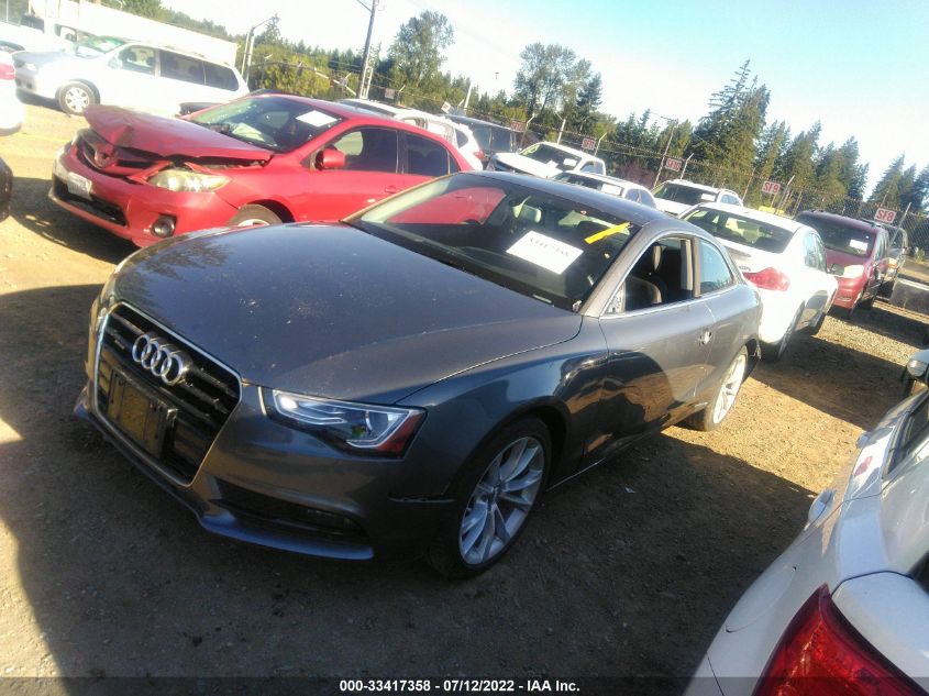 2013 AUDI A5 PREMIUM PLUS WAULFAFR3DA061458