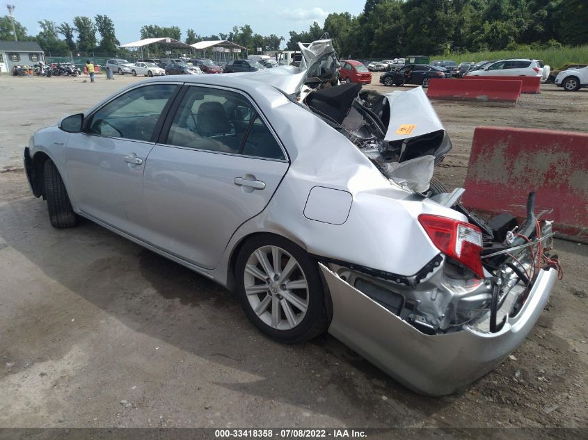 2013 TOYOTA CAMRY HYBRID LE/XLE 4T1BD1FK9DU085250