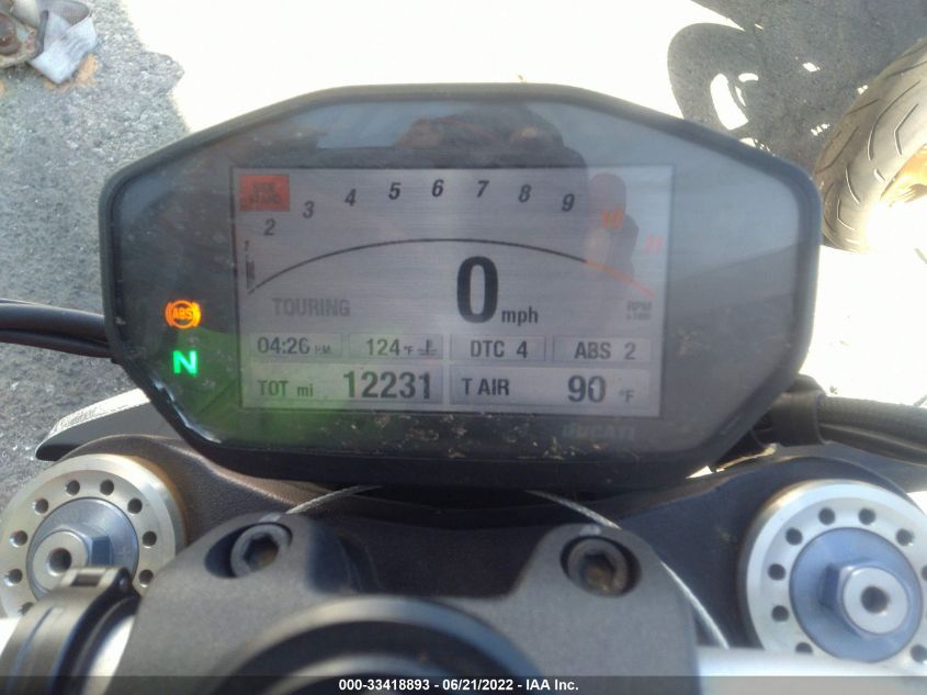 2014 DUCATI MONSTER 1200/S ZDM1RBSW5EB000535