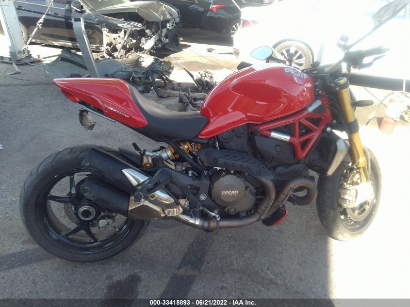 2014 DUCATI MONSTER 1200/S ZDM1RBSW5EB000535