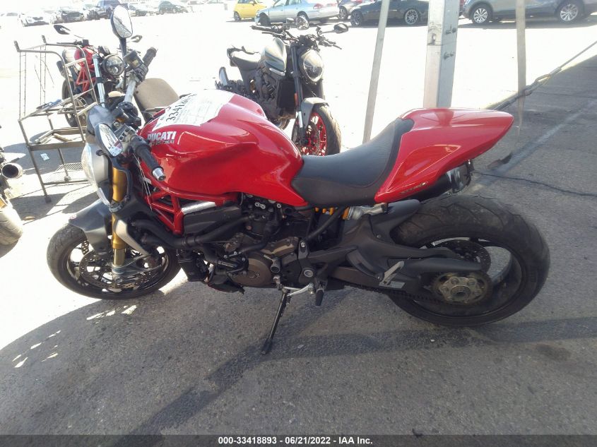 2014 DUCATI MONSTER 1200/S ZDM1RBSW5EB000535