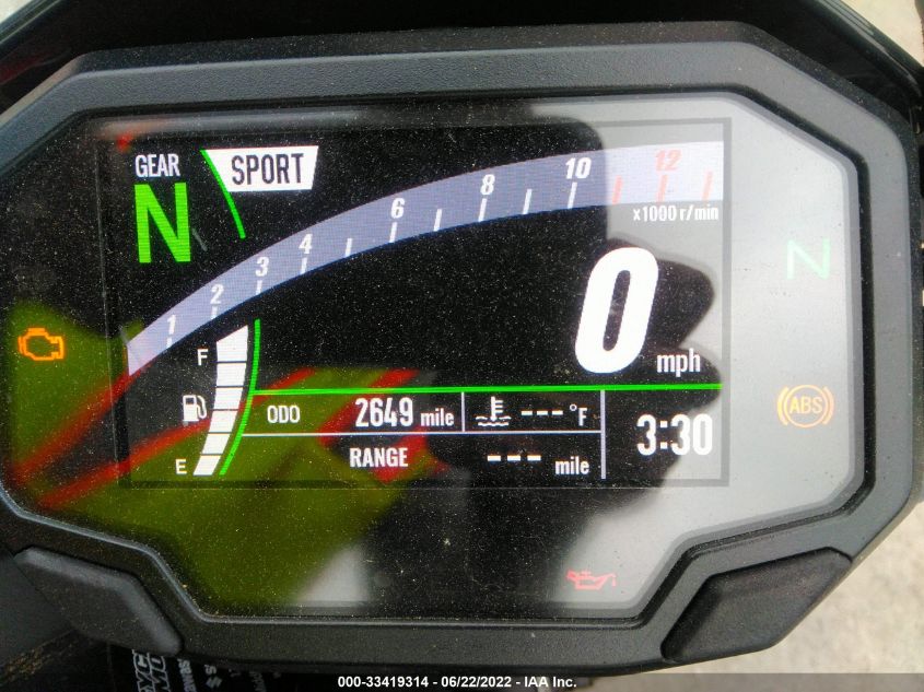 2022 KAWASAKI ZR900 JKAZR2F16NA041415