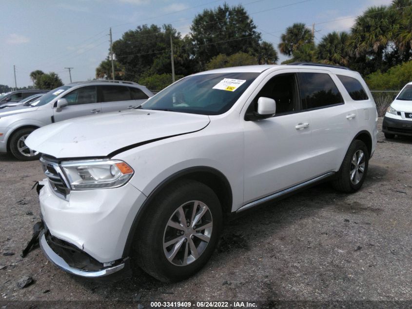 2016 DODGE DURANGO LIMITED 1C4RDHDG0GC301250