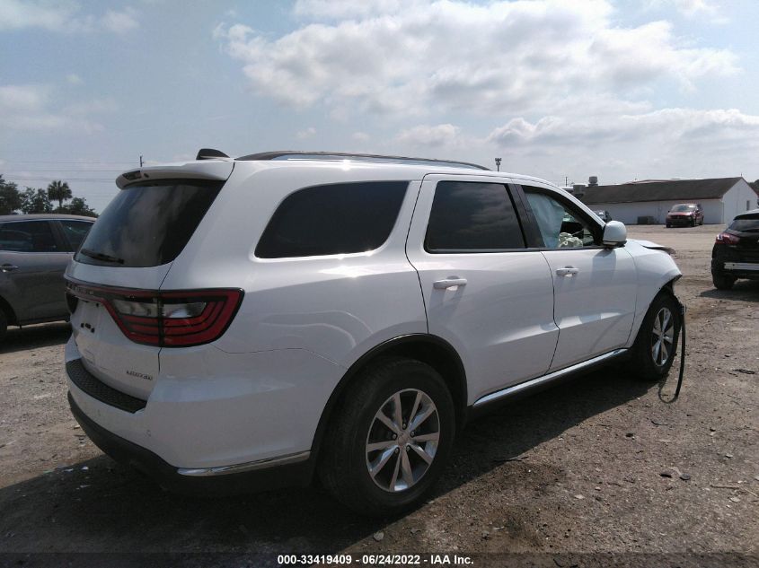 2016 DODGE DURANGO LIMITED 1C4RDHDG0GC301250