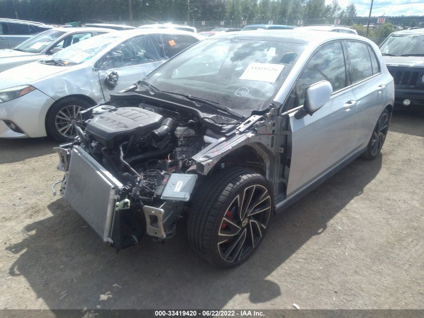 2022 VOLKSWAGEN GOLF GTI AUTOBAHN WVW687CD0NW136045