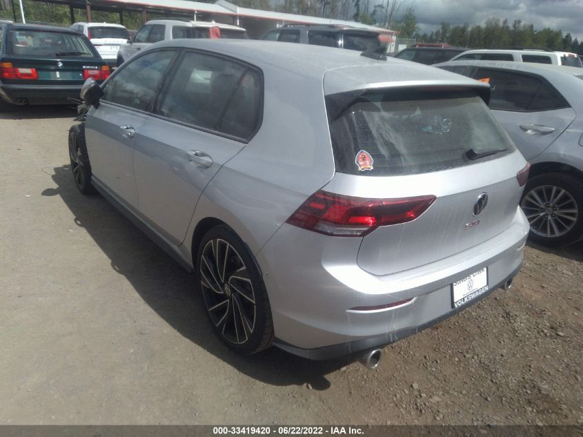 2022 VOLKSWAGEN GOLF GTI AUTOBAHN WVW687CD0NW136045