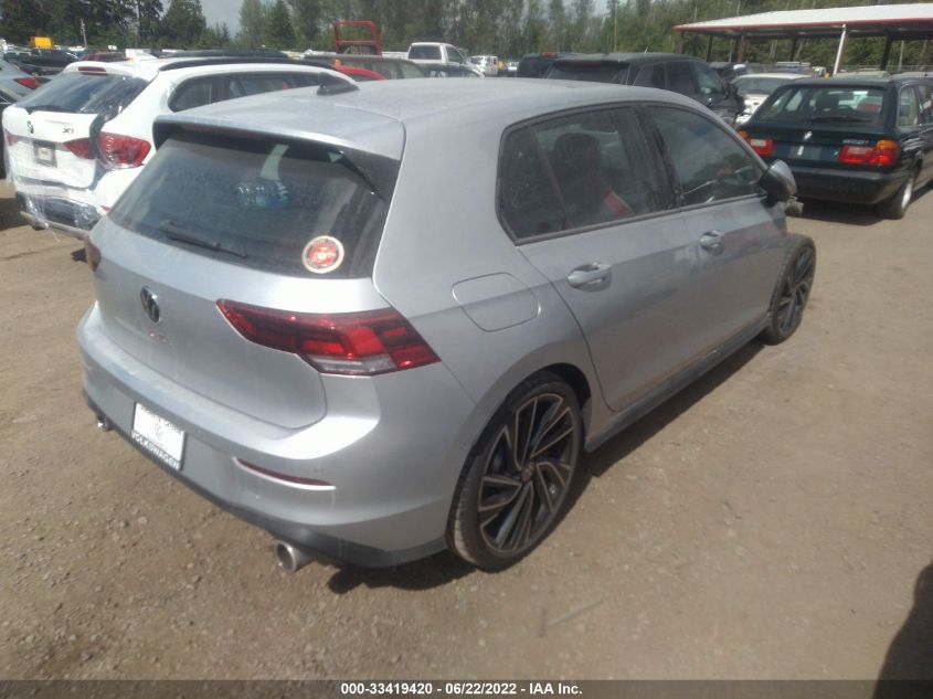 2022 VOLKSWAGEN GOLF GTI AUTOBAHN WVW687CD0NW136045