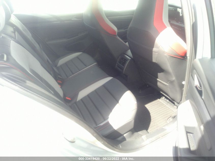 2022 VOLKSWAGEN GOLF GTI AUTOBAHN WVW687CD0NW136045