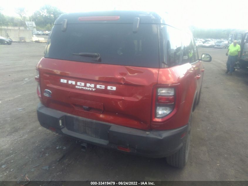 2022 FORD BRONCO SPORT OUTER BANKS 3FMCR9C6XNRD04057