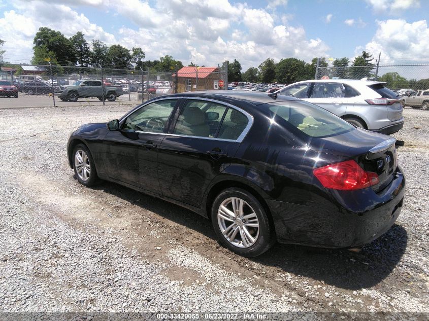 2013 INFINITI G37 SEDAN JN1CV6AR7DM755937
