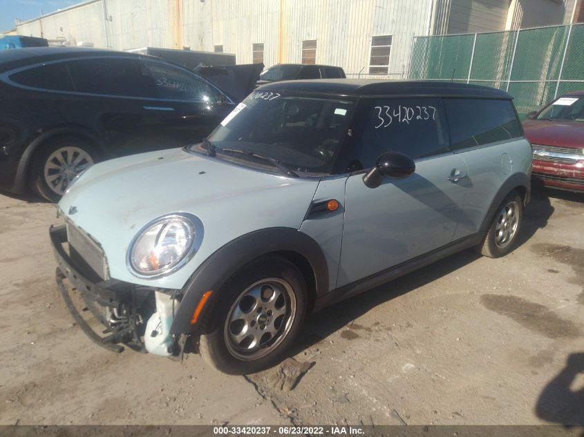 2013 MINI COOPER CLUBMAN WMWZF3C52DT491249