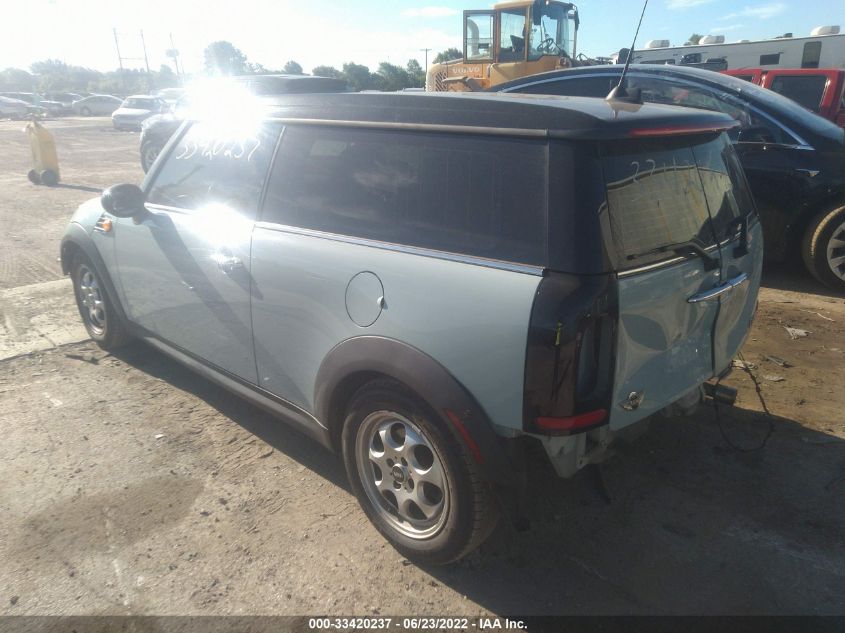 2013 MINI COOPER CLUBMAN WMWZF3C52DT491249