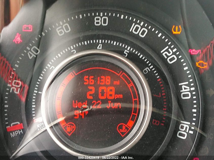 2013 FIAT 500 ABARTH 3C3CFFFH5DT570066