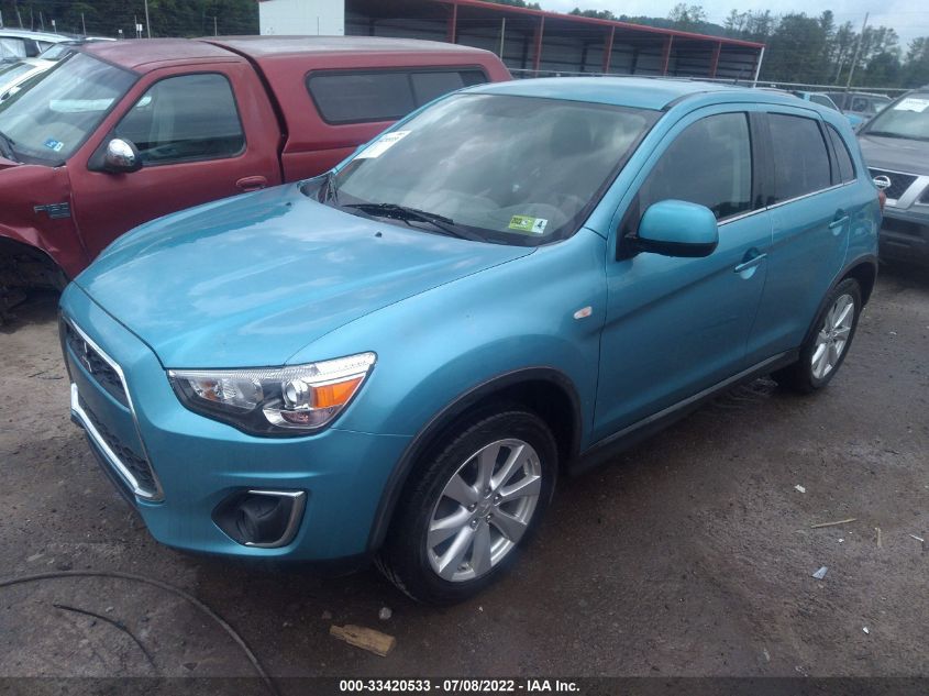 2014 MITSUBISHI OUTLANDER SPORT SE 4A4AR4AU8EE029963