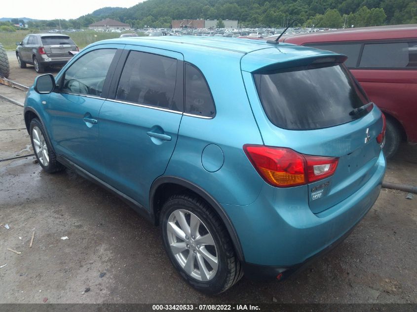 2014 MITSUBISHI OUTLANDER SPORT SE 4A4AR4AU8EE029963