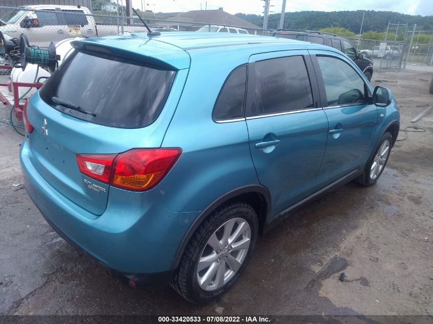 2014 MITSUBISHI OUTLANDER SPORT SE 4A4AR4AU8EE029963