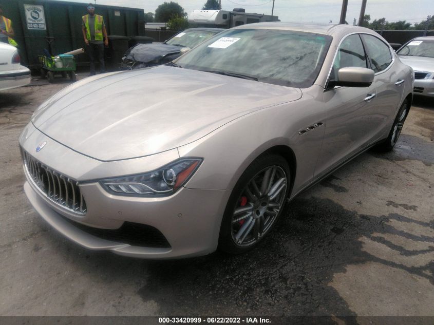 2014 MASERATI GHIBLI S Q4 ZAM57RTA1E1094736