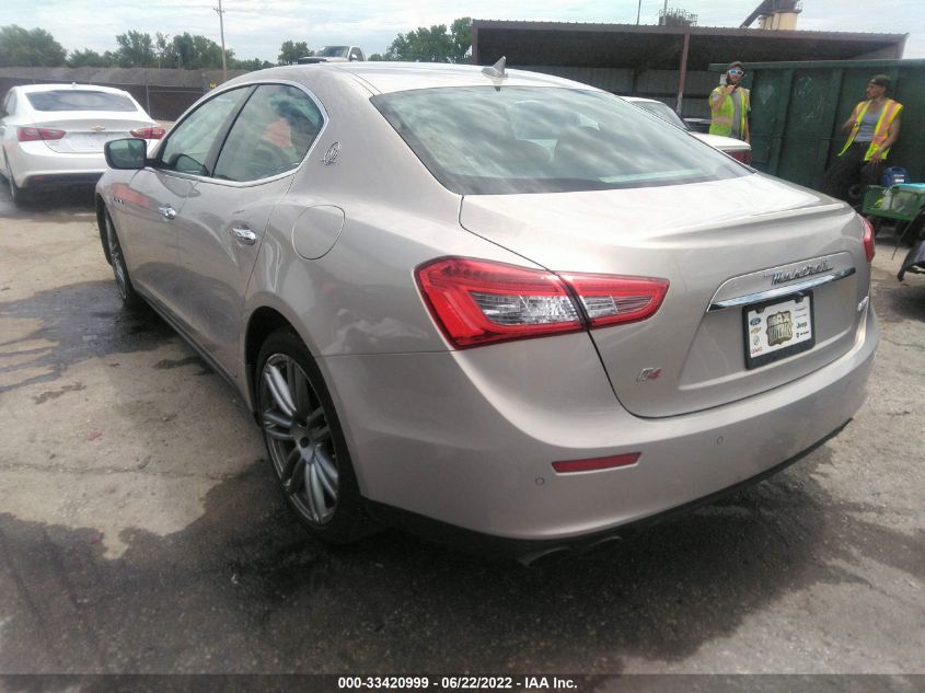 2014 MASERATI GHIBLI S Q4 ZAM57RTA1E1094736