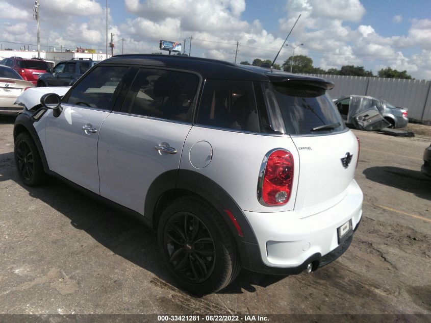 2013 MINI COOPER COUNTRYMAN S WMWZC3C57DWP22394