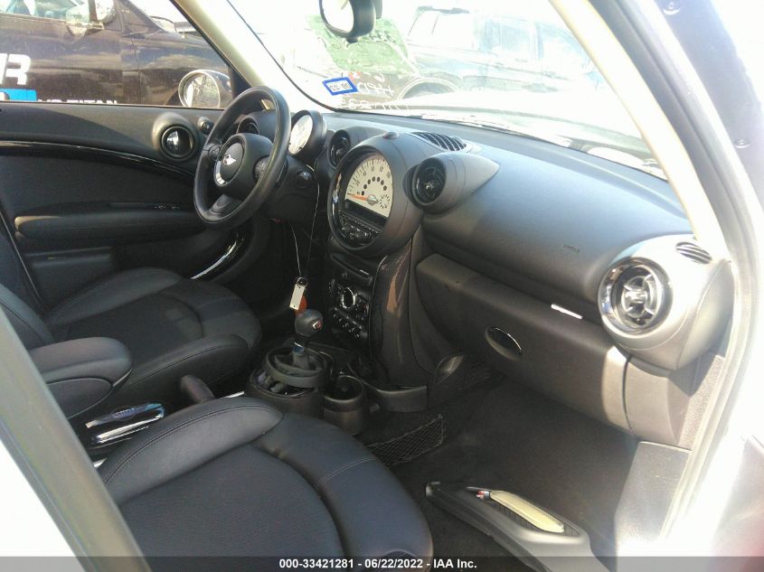 2013 MINI COOPER COUNTRYMAN S WMWZC3C57DWP22394